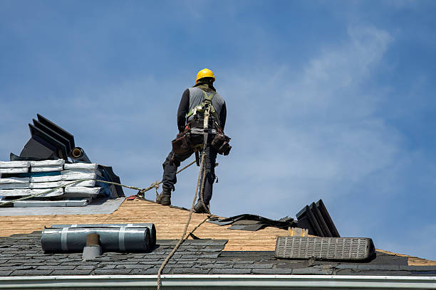 Professional Storm Damage Roof Repair technician working in Lake Orion, MI